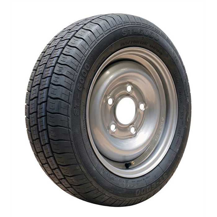 155/70 R12C Kargomax ST-6000 M+S pneu + roue 4½Jx12H2 ET30 67/112/5 métal gris 155/70 R12C Kargomax ST-6000 M+S pneu + roue 4½Jx12H2 ET30 67/112/5 métal gris