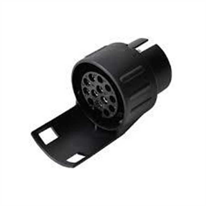 Adaptateur prise électrique attache remorque 7 pôles vers 13 pôles Adaptateur prise électrique attache remorque 7 pôles vers 13 pôles