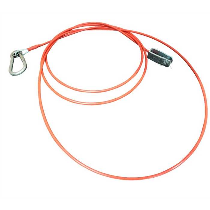 câble de rupture 2300mm fourche avec goupille Rouge câble de rupture 2300mm fourche avec goupille Rouge