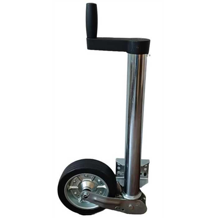 Humbaur - Roue Jockey automatique avec poignée ergonomique Humbaur - Roue Jockey automatique avec poignée ergonomique