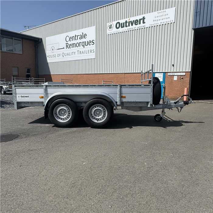 REMORQUE HAPERT AZURE L2 ALU 300x150 cm MMA 2700 kgs REMORQUE HAPERT AZURE L2 ALU 300x150 cm MMA 2700 kgs
