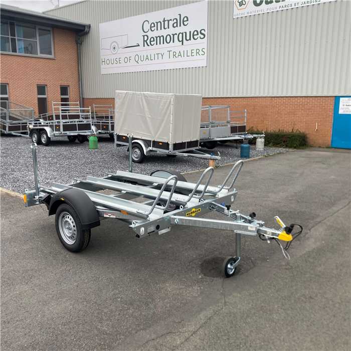 Remorque Humbaur porte moto (3 motos) HM 75 21 13 - 750 kg Remorque Humbaur porte moto (3 motos) HM 75 21 13 - 750 kg