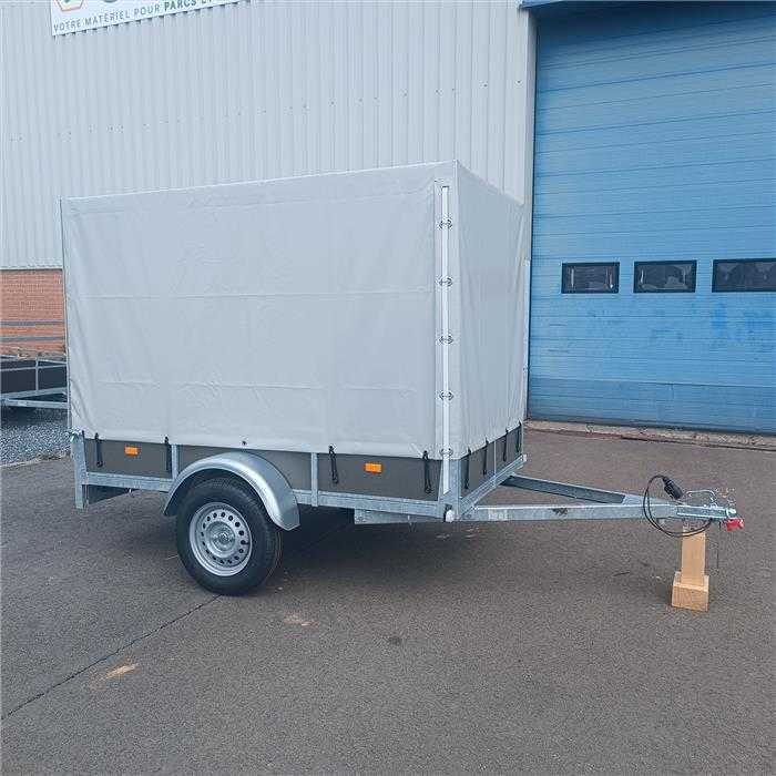 Remorque Syma 225 x 131 bois - 1 essieu - 750KG Remorque Syma 225 x 131 bois - 1 essieu - 750KG