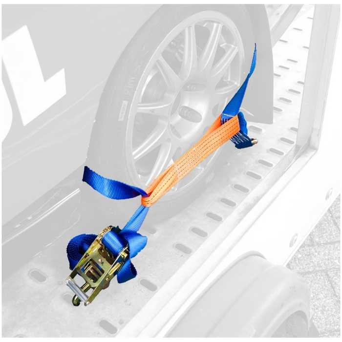 sangle d'arrimage pour transporteur de voiture avec boucle de liaison bleu/lboucle de lingne orange 50 x mm 3500mm polyester sangle d'arrimage pour transporteur de voiture avec boucle de liaison bleu/lboucle de lingne orange 50 x mm 3500mm polyester